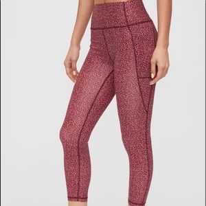 GapFit High Rise Print Pocket 7/8 Leggings